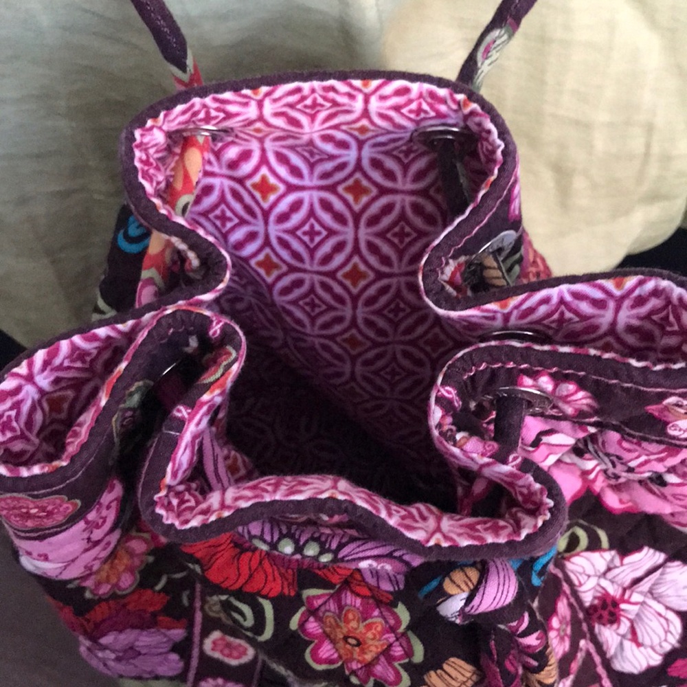 Vera Bradley Drawstring Backpack - Picture 2 of 4